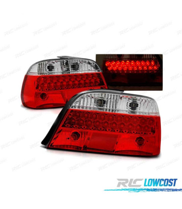 PILOTOS LED BMW E38 94-01 ROJO BLANCO LED EN PAR