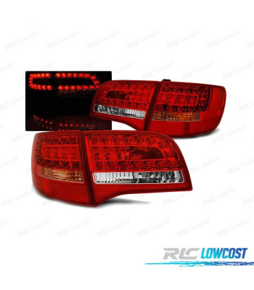 PILOTOS LED AUDI A6 C6 05-08 AVANT ROJO BLANCO LED