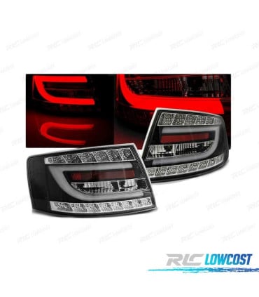 PILOTOS LED AUDI A6 C6 SEDAN 04-08 NEGRO LED 6PIN