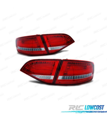 PILOTOS LED AUDI A4 B8 08-11 AVANT ROJO BLANCO LED