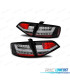PILOTOS LED AUDI A4 B8 SEDAN 08-11 BAR NEGROS