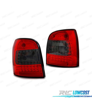 PILOTOS LED AUDI A4 B5 AVANT 94-01 ROJO AHUMADO