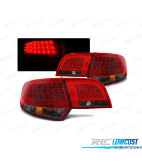 PILOTOS LED AUDI A3 8P 04-08 SPORTBACK ROJO AHUMADO LED
