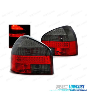 PILOTOS AUDI A3 96-00 LED ROJO AHUMADO