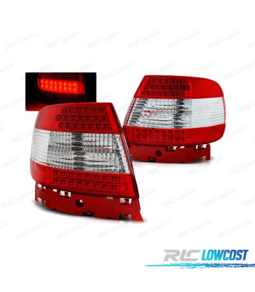 PILOTOS LED AUDI A4 94-00 ROJO BLANCO LED