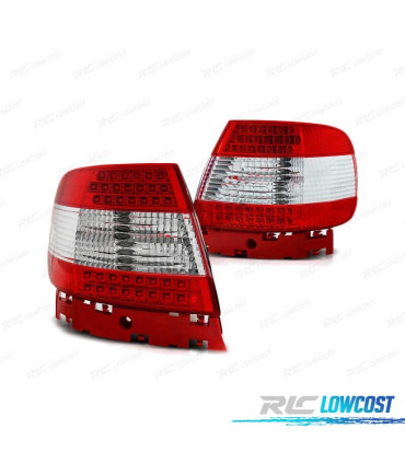 PILOTOS LED AUDI A4 94-00 ROJO BLANCO LED