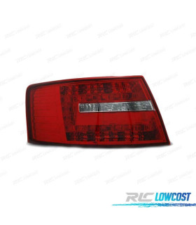 PILOTOS AUDI A6 C6 SEDAN 04-08 LED ROJO BLANCO