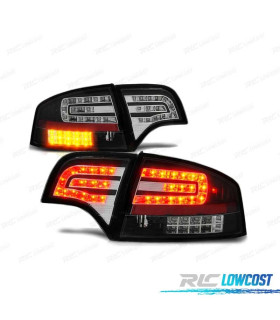 PILOTOS LED AUDI A4 B7 SEDAN 04-08 NEGROS