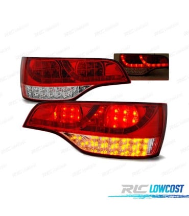 PILOTOS LED AUDI Q7 06-09 ROJO CLARO