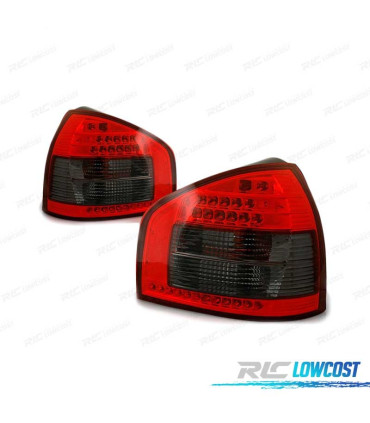 PILOTOS LED AUDI A3 96-00 ROJO AHUMADO