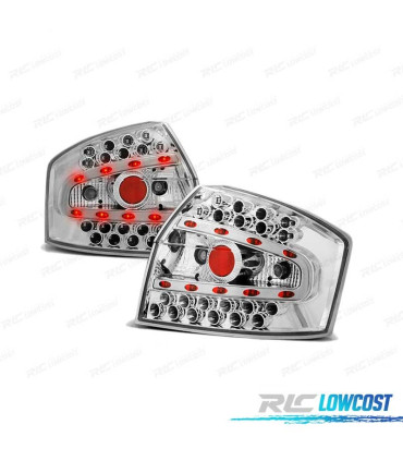 PILOTOS LED AUDI A4 8E 00-04 SEDAN CROMADO LED