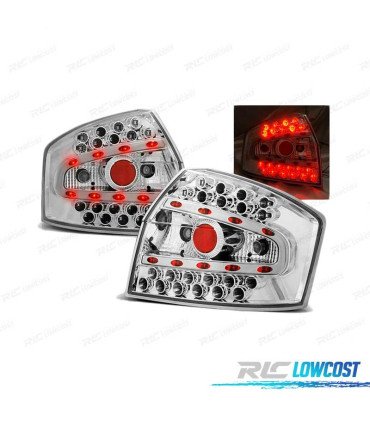PILOTOS LED AUDI A4 8E 00-04 SEDAN CROMADO LED