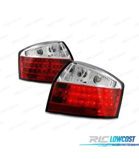 PILOTOS LED AUDI A4 00-04 ROJO BLANCO LED