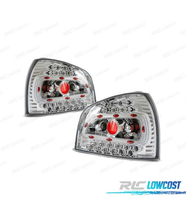 PILOTOS LED AUDI A3 96-00 CROMADO LED