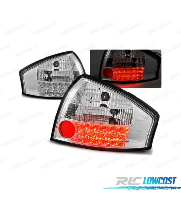 PILOTOS LED AUDI A6 97-04 CROMADO LED