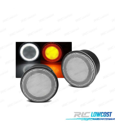 INTERMITENTES FRONTALES JEEP WRANGLER JK 07-18 LED WHITE