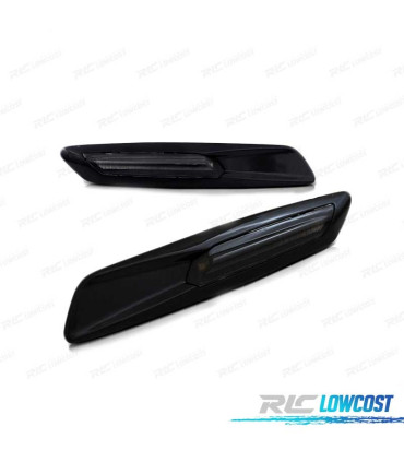 INTERMITENTES LATERALES LED BMW E60 E90 E92 E82 LOOK F10 NEGRO AHUMADO