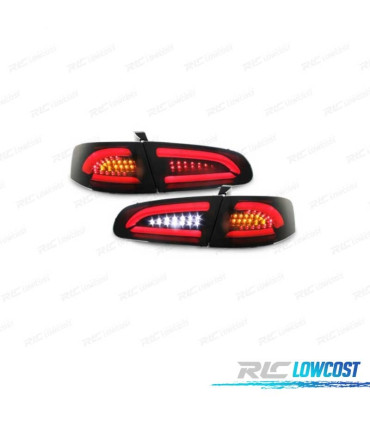 PILOTOS SEAT IBIZA 6L 02-08 CARDNA LIGHTBAR FONDO NEGRO LED
