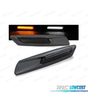 INTERMITENTES LATERALES LED BMW LOOK F10 CARBON AHUMADO
