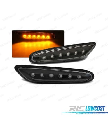 INTERMITENTES LATERALES BMW E46 01-05 NEGRO LED
