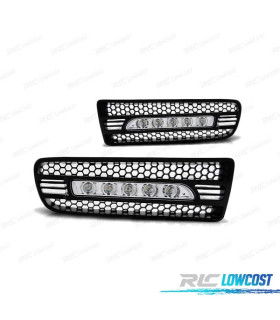 CUBIERTA ANTIBIEBLA CON LUZ DIURNA VOLKSWAGEN VW GOLF 4 LED NEGRO