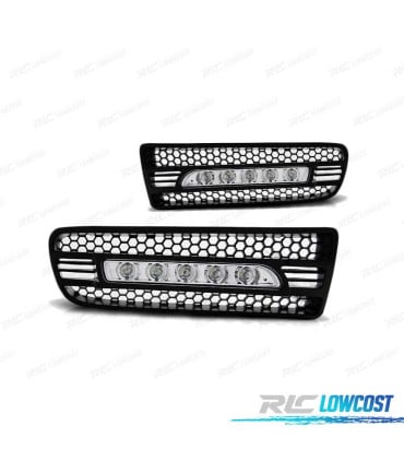 CUBIERTA ANTIBIEBLA CON LUZ DIURNA VOLKSWAGEN VW GOLF 4 LED NEGRO
