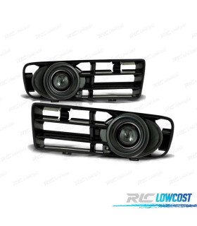 FAROS ANTINIEBLA PARA VOLKSWAGEN VW GOLF 4 97-03 NEGRO + REJILLA