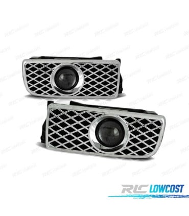 FAROS ANTINIEBLA PARA BMW E36 FONDO CROMADO