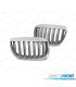 PARRILLAS BMW X5 E53 LCI 04-06 LOOK TITANIO CROMO PLATA