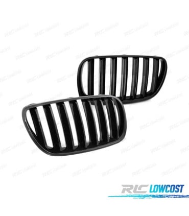 PARRILLAS BMW X3 E83 LCI 06-10 NEGRO BRILLO