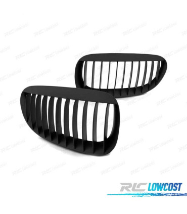 PARRILLAS BMW E63 E64 02-10 NEGRO MATE