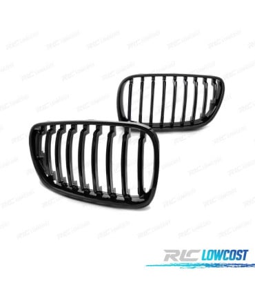 PARRILLAS PARA BMW X3 E83 06-10 NEGRO BRILLO