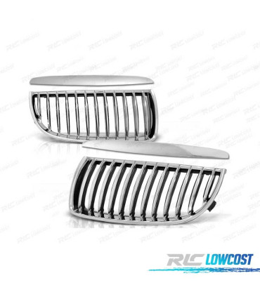 PARRILLAS BMW E90 E91 05-08 CROMADO