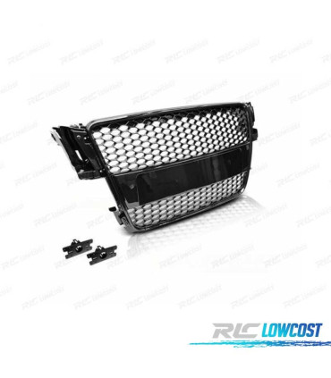 PARRILLA AUDI A5 07-11 LOOK RS NEGRO