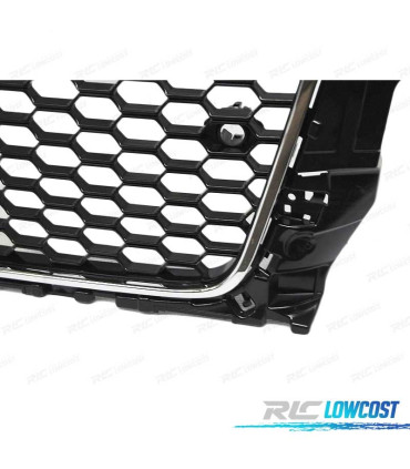 PARRILLA AUDI A3 8V 12-16 LOOK RS3 NEGRO CROMO