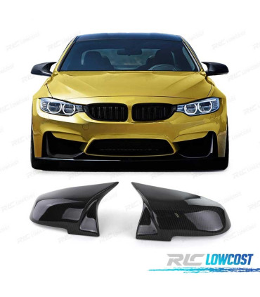 CARCASAS ESPEJOS BMW F30 F31 F34 F32 F33 F36 F20 F22 E84 LOOK M CARBONO