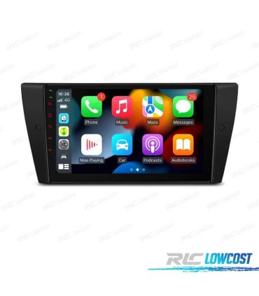 RADIO GPS ANDROID 14 PARA BMW E90 E91 E92 E93 PANTALLA 9" TACTIL
