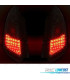 PILOTOS FIAT GRANDE PUNTO 05-09 LED FONDO CROMO AHUMADO
