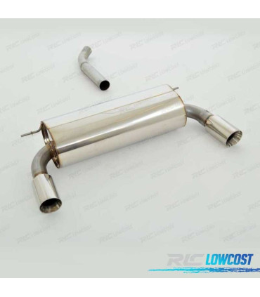 ESCAPE DEPORTIVO BMW F30 316 320 325 LOOK M DOBLE SALIDA