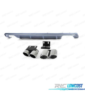 DIFUSOR AUDI A3 8V 12-16 + COLAS ESCAPE LOOK S3