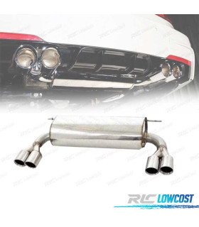 ESCAPE DEPORTIVO BMW F30 F31 320 316 11-15 LOOK M DOBLE SALIDA