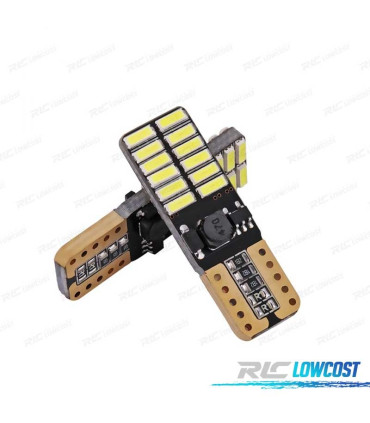 BOMBILLA T10 LED 24 SMD CANBUS