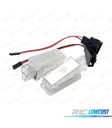 PLAFONES LED LUZ DE PIES Y PUERTAS PARA AUDI