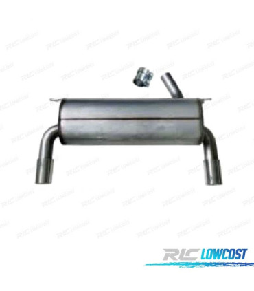 SILENCIOSO ESCAPE BMW F30 F31 328 430 LOOK M DOBLE SALIDA