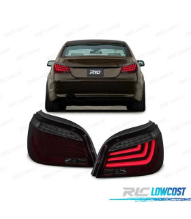PILOTOS BMW E60 03-07 LED ROJO AHUMADO