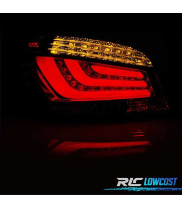 PILOTOS BMW E60 03-07 LED ROJO AHUMADO