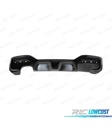 DIFUSOR BMW F20 LCI 15- LOOK CS NEGRO MATE