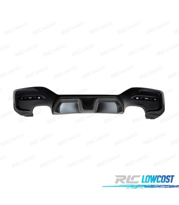 DIFUSOR BMW F20 LCI 15- LOOK CS NEGRO MATE