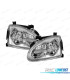 FAROS HONDA CRX DEL SOL 92-97 FONDO CROMO