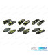 KIT 19 BOMBILLAS LED INTERIOR PARA VOLKSWAGEN VW RABBIT GTI GOLF 5 MK5 L 06-09